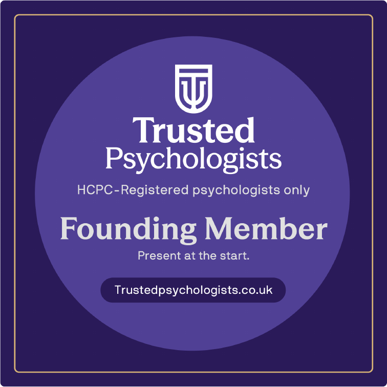 Trusted Psychologists — Founding Member; HCPC-registered psychologists only